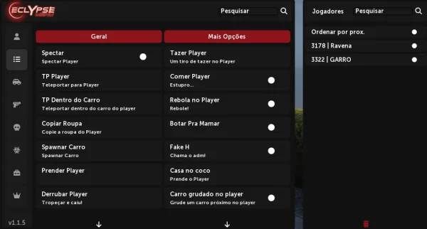 ECLYPSE MENU MENSAL SEM REDENGINE (PRA QUEM JÁ TEM O EXECUTOR REDENGINE) - Image 2
