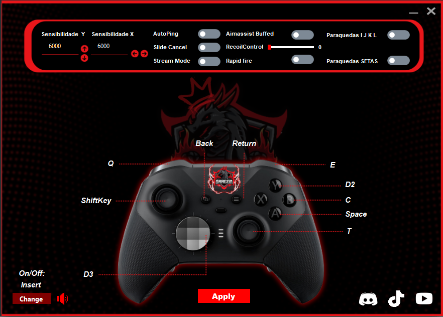EMULADOR DE CONTROLE PC WARZONE DS4